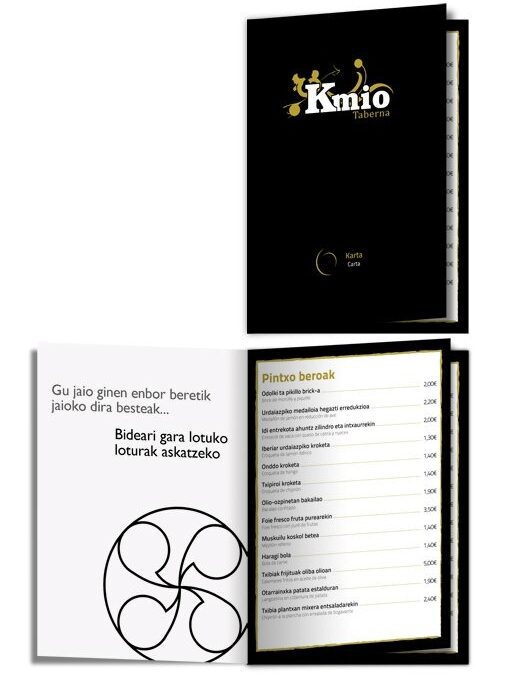 Carta Kmio Taberna