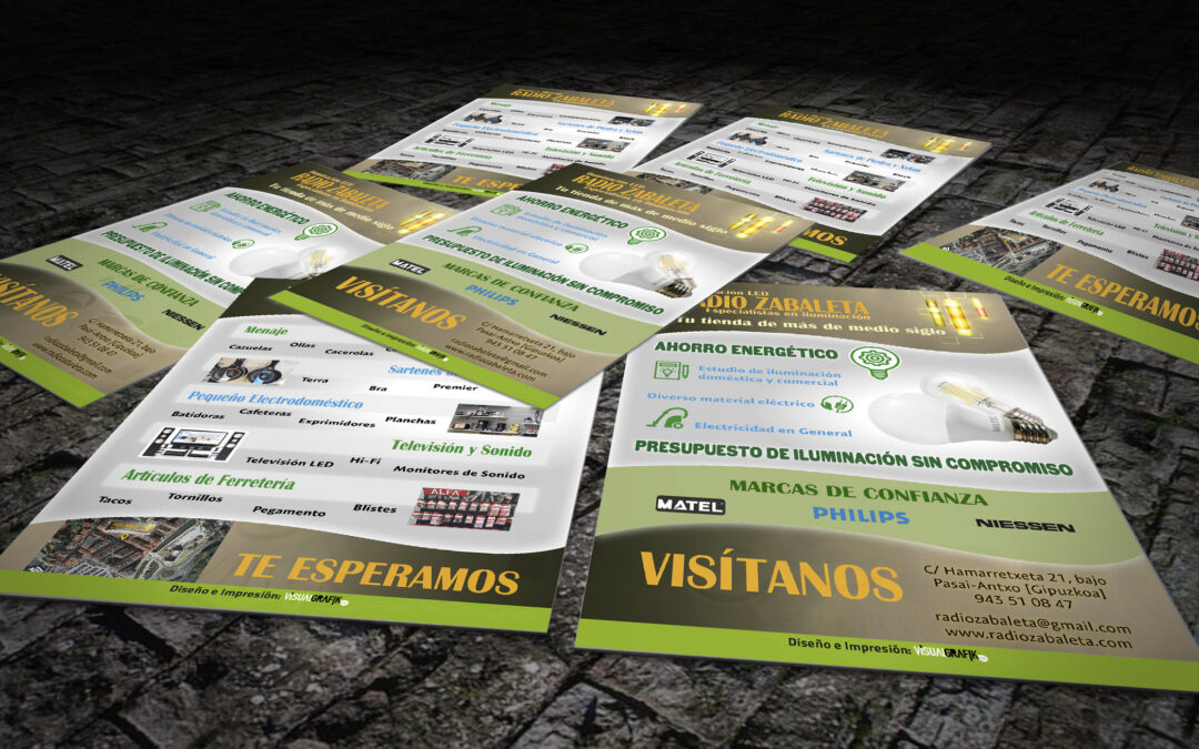 Folletos de la nueva Radio Zabaleta