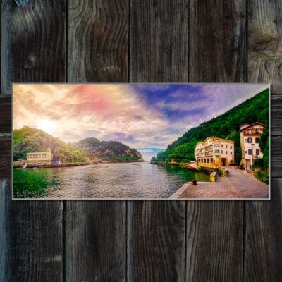 PVC-Forex 150X60cm - Bahía de Pasaia