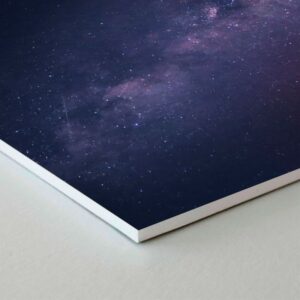 PVC-Forex 67x50cm - Vía Lactea sobre el Pantano de Endara