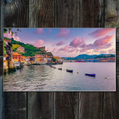 PVC-Forex 50x30cm - Donibane - Barquitas in Pink v.2021