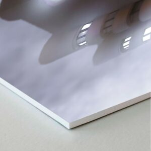 PVC-Forex 32x20cm - Castillo en la Niebla