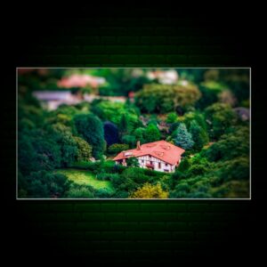 PVC-Forex 30X20cm - Jaizkibel Tilt-Shift (La Villa)