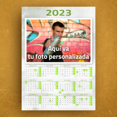 Calendario Personalizado: Poster vertical con Foto