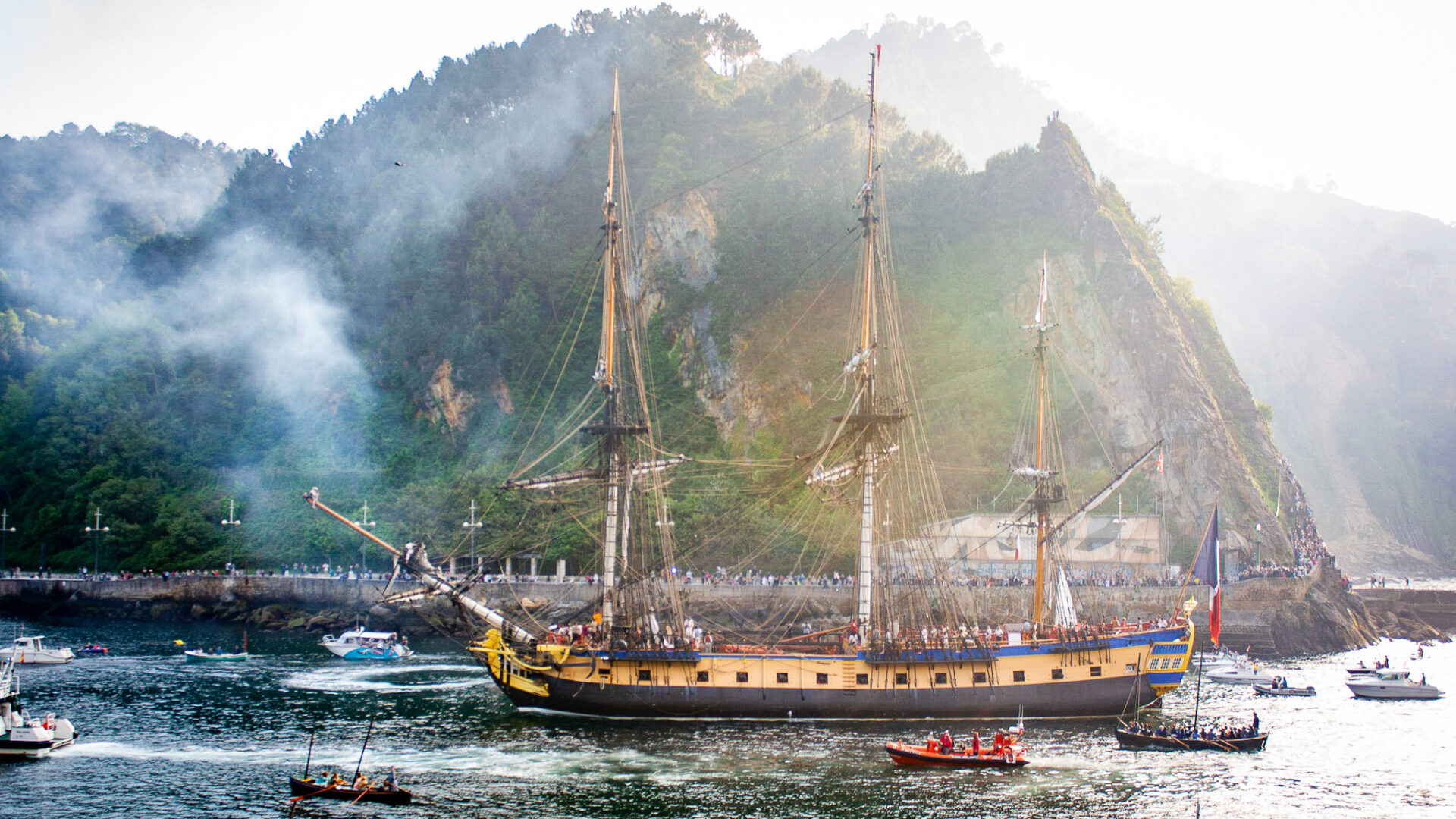 L’Hermione en Pasaia