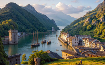 (1852) Pasaia, vista desde Santa Ana