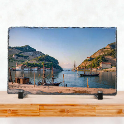 Foto-Pizarra – Oarsoaldea XIX (1874) Puerto y fondeadero de Pasaia