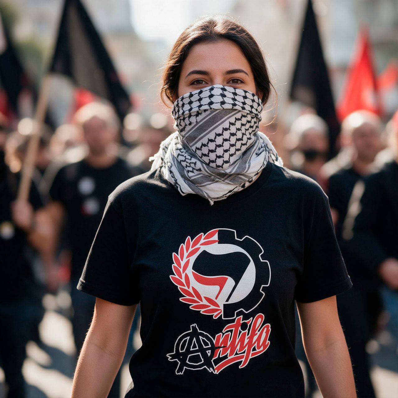 (La Tostadora) Camiseta: (A)ntifa - Imagen 2