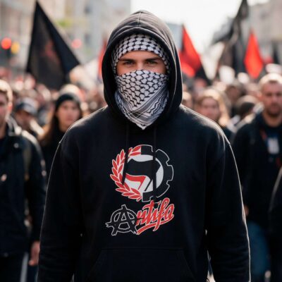 (La Tostadora) Sudadera: (A)ntifa